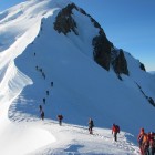 Schlange am Mont Blanc